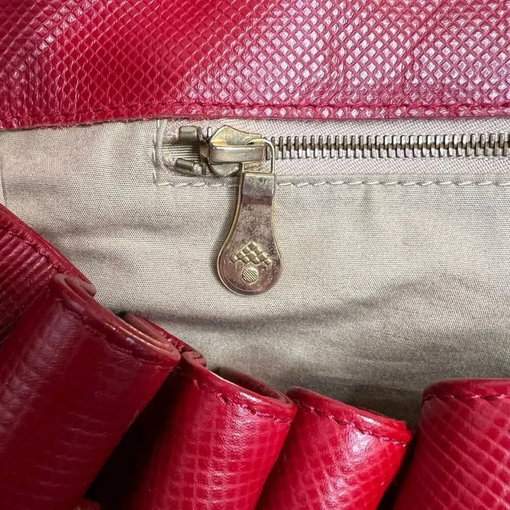 Bottega Veneta Red Women’s Crossbody Messenger Satchel